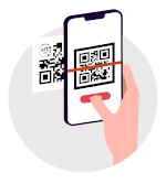 Je scanne le QR code